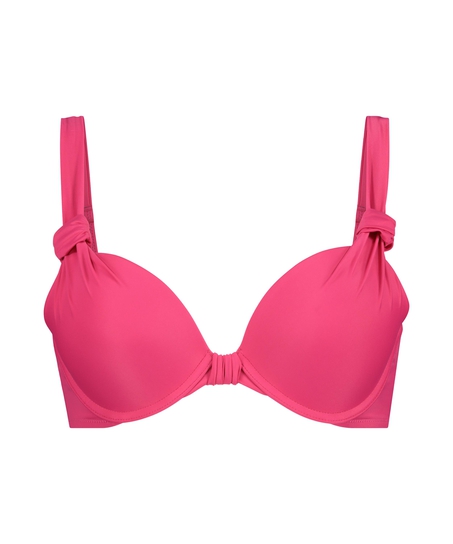 Luxe padded push-up bikini top Cup A - E, Pink