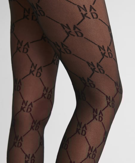 Fishnet tights HKM x NA-KD, Black