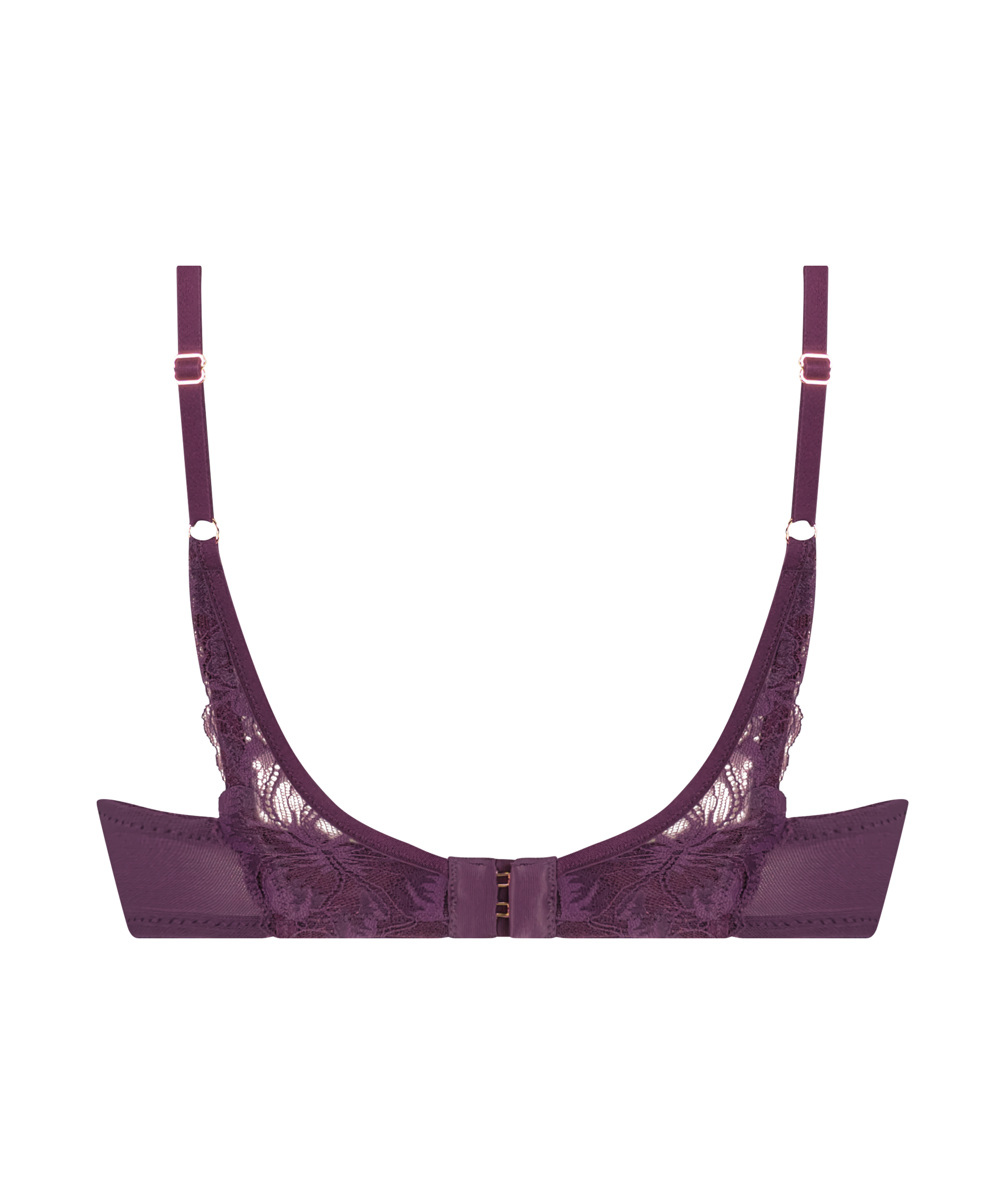 Samra Padded Underwired Push-Up Bra, Purple, main