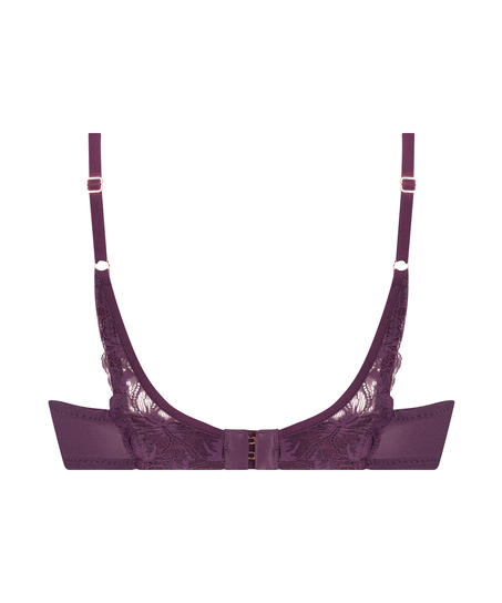 Samra Padded Underwired Push-Up Bra, Purple