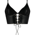 Padded Underwired Longline Bra, Black