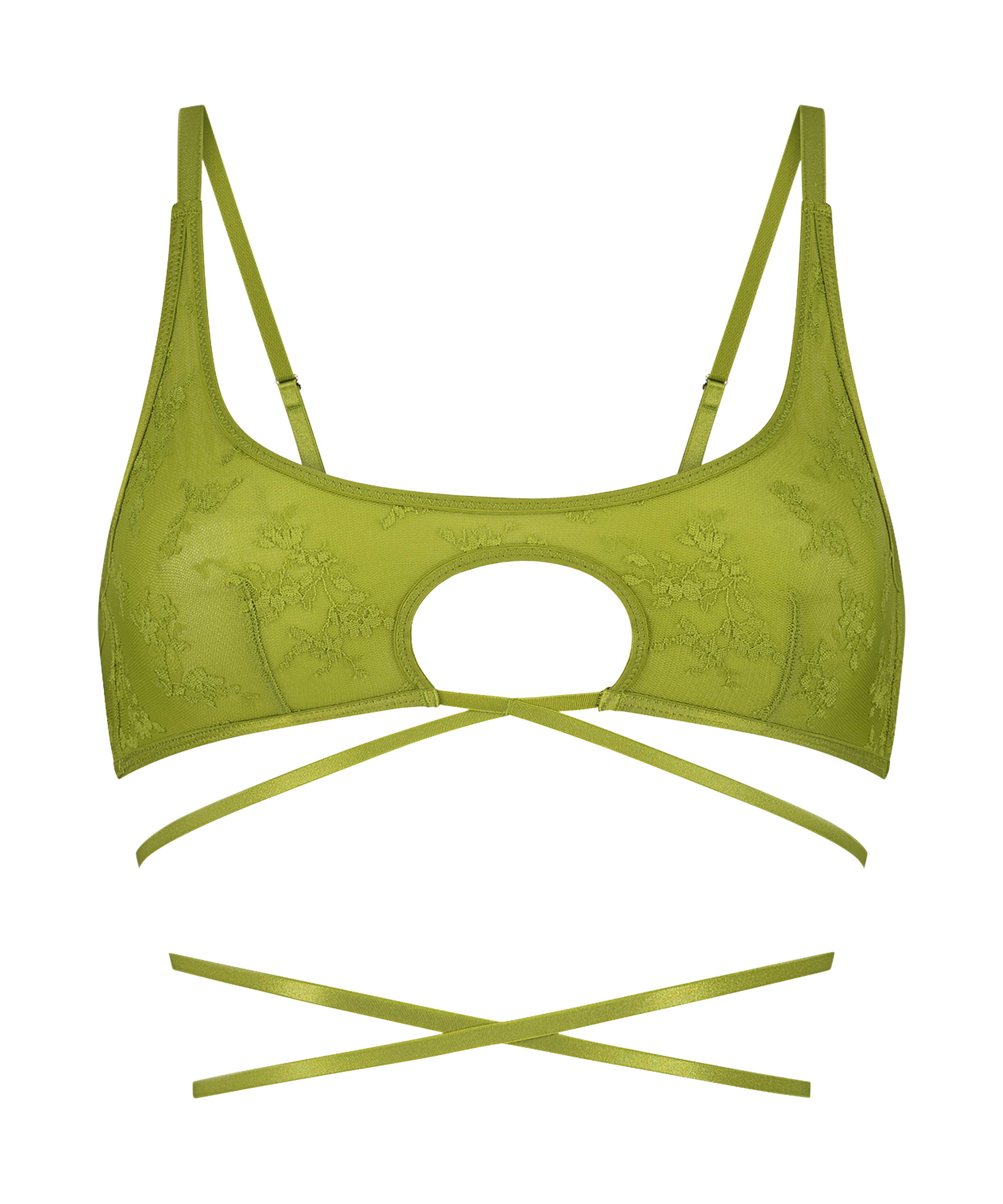 Minnie Bralette, Green, main