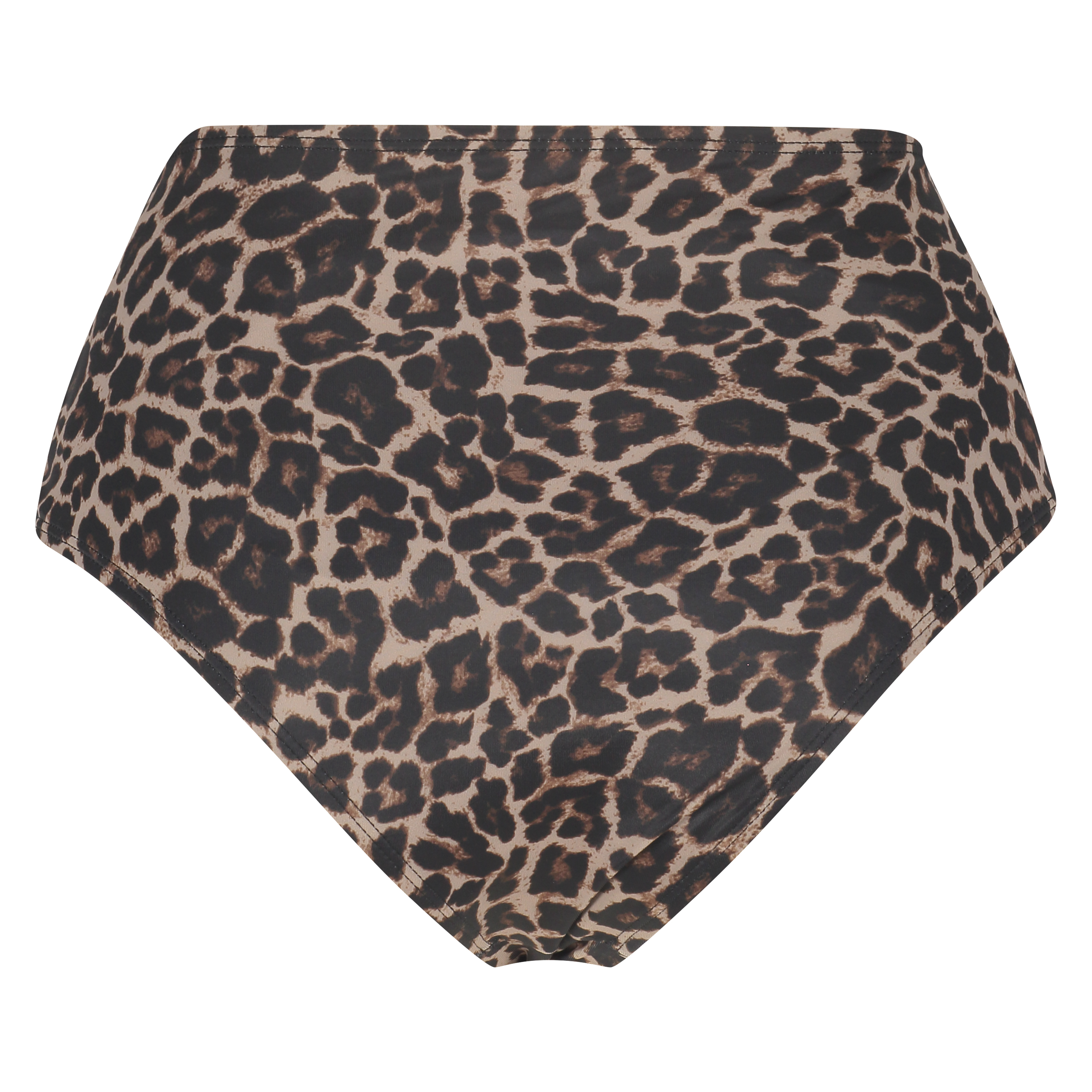 Brazilian high leg Leopard bikini bottoms, Beige, main