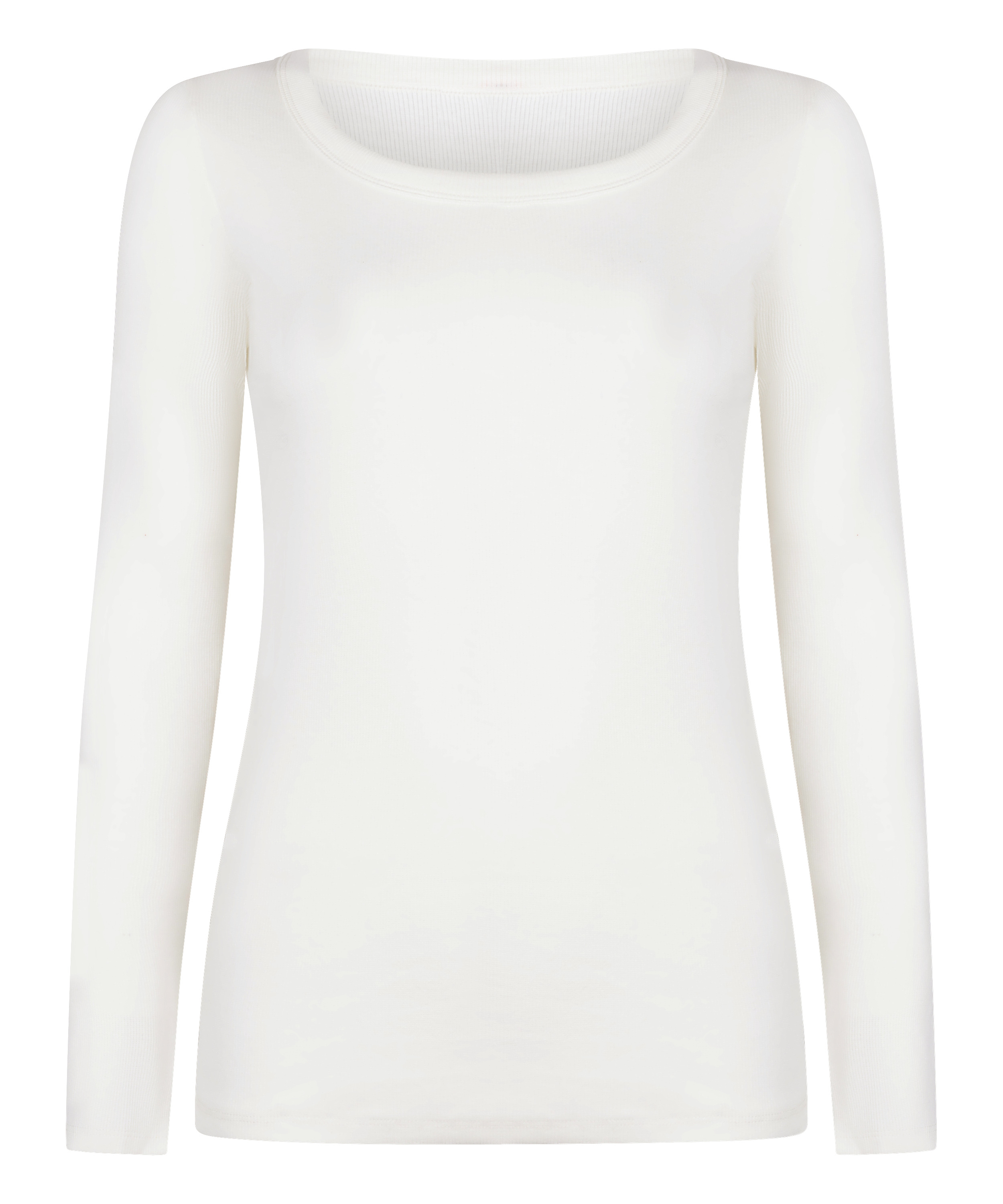 Cotton Pyjama Top, White, main