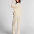 Jersey Long-Sleeved Pyjama Top, White