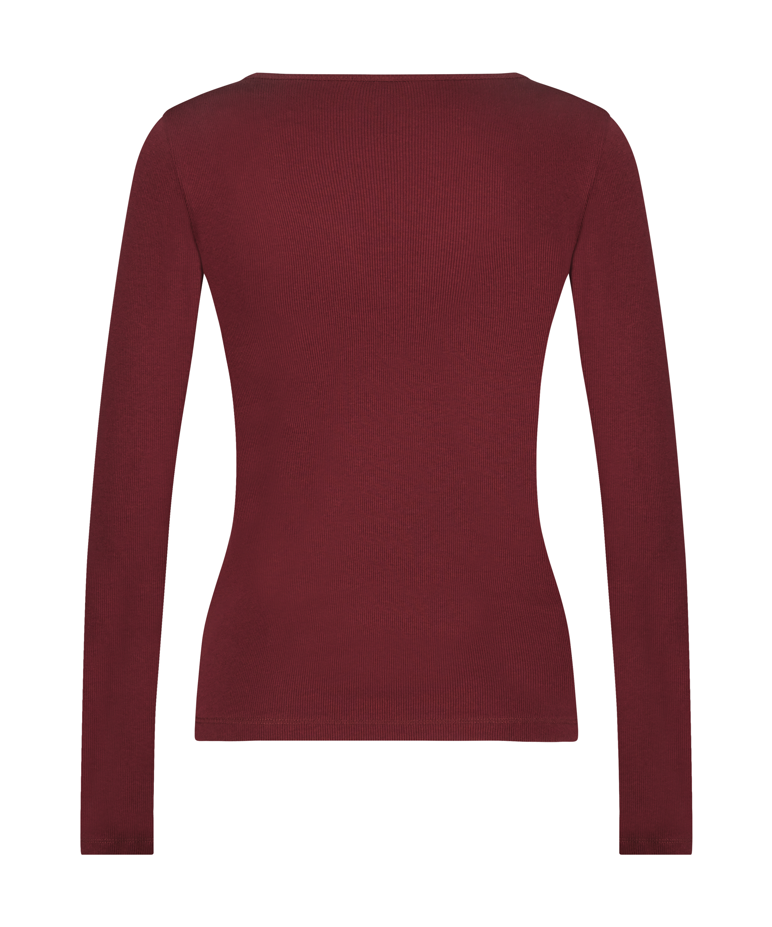 Top V-neck long sleeves, Purple, main