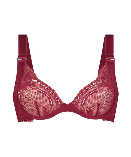 Hana Non-Padded Underwired Bra, Red