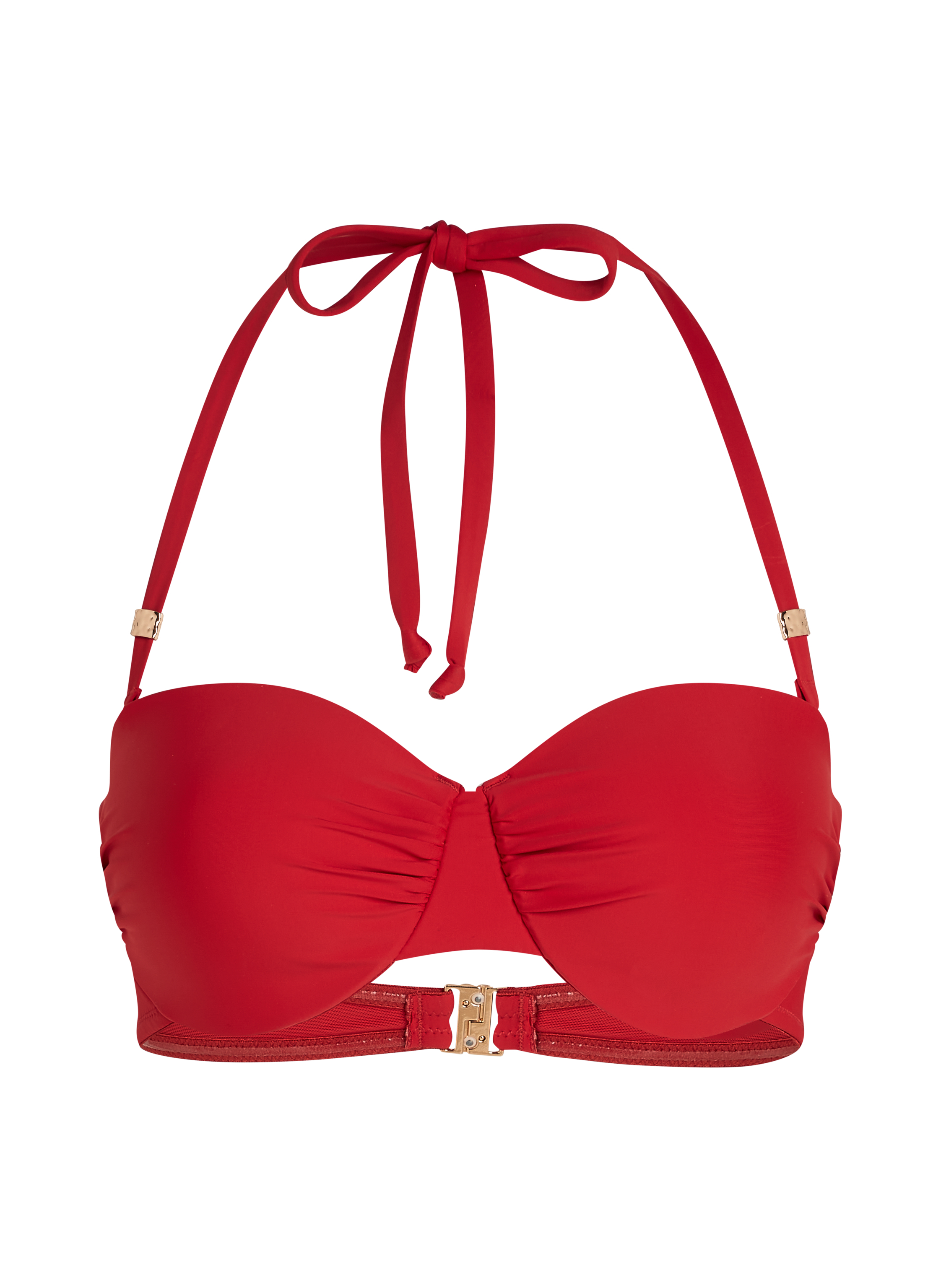 Luna Bikini Top, Red, main