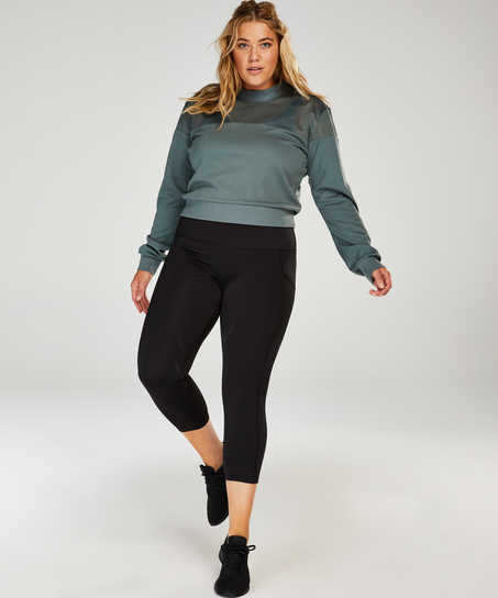 HKMX Mesh Sweater, Green