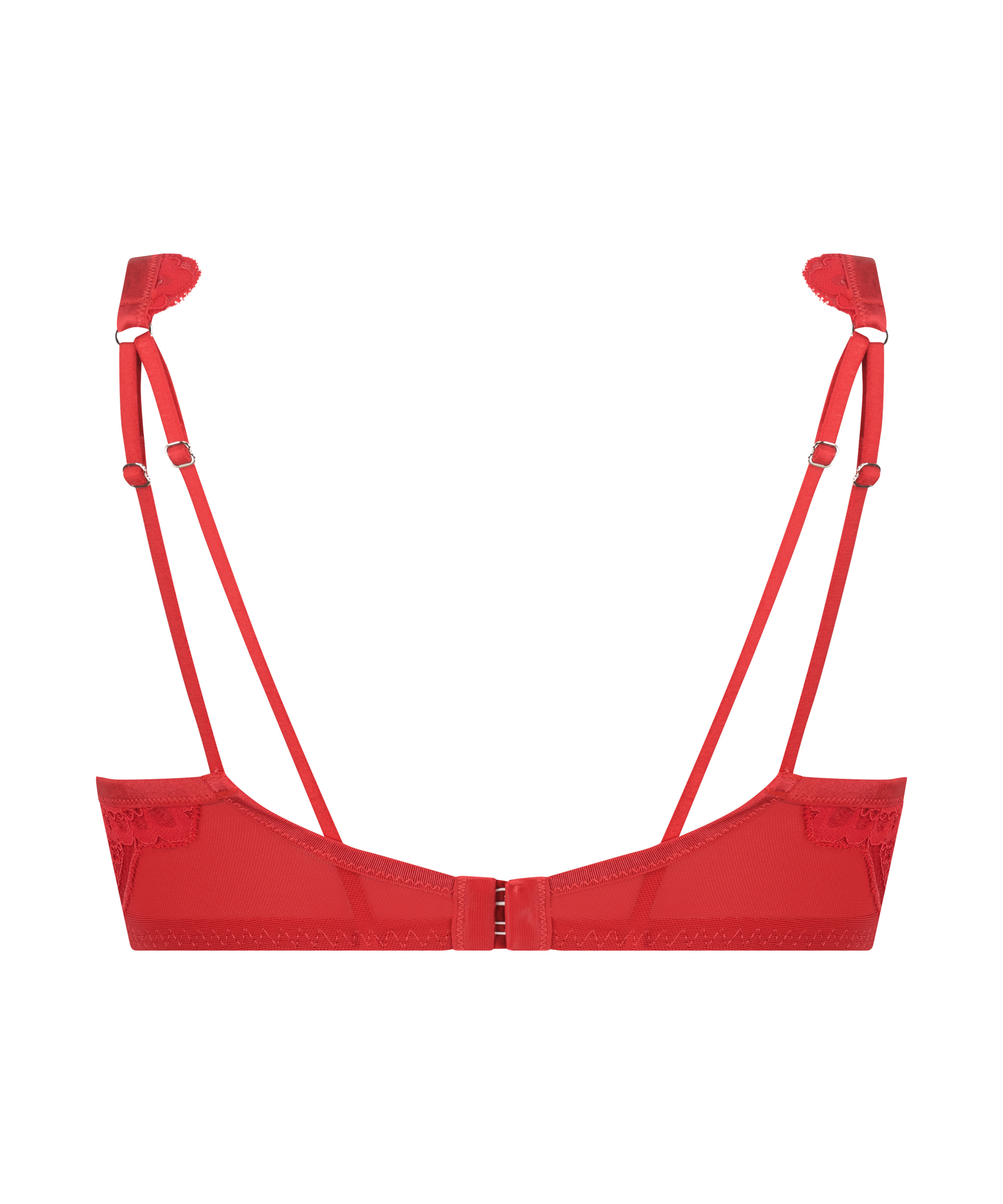 Philomena Non-Padded Underwired Bra, Red, main