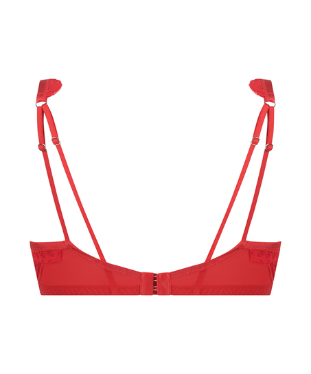 Philomena Non-Padded Underwired Bra, Red