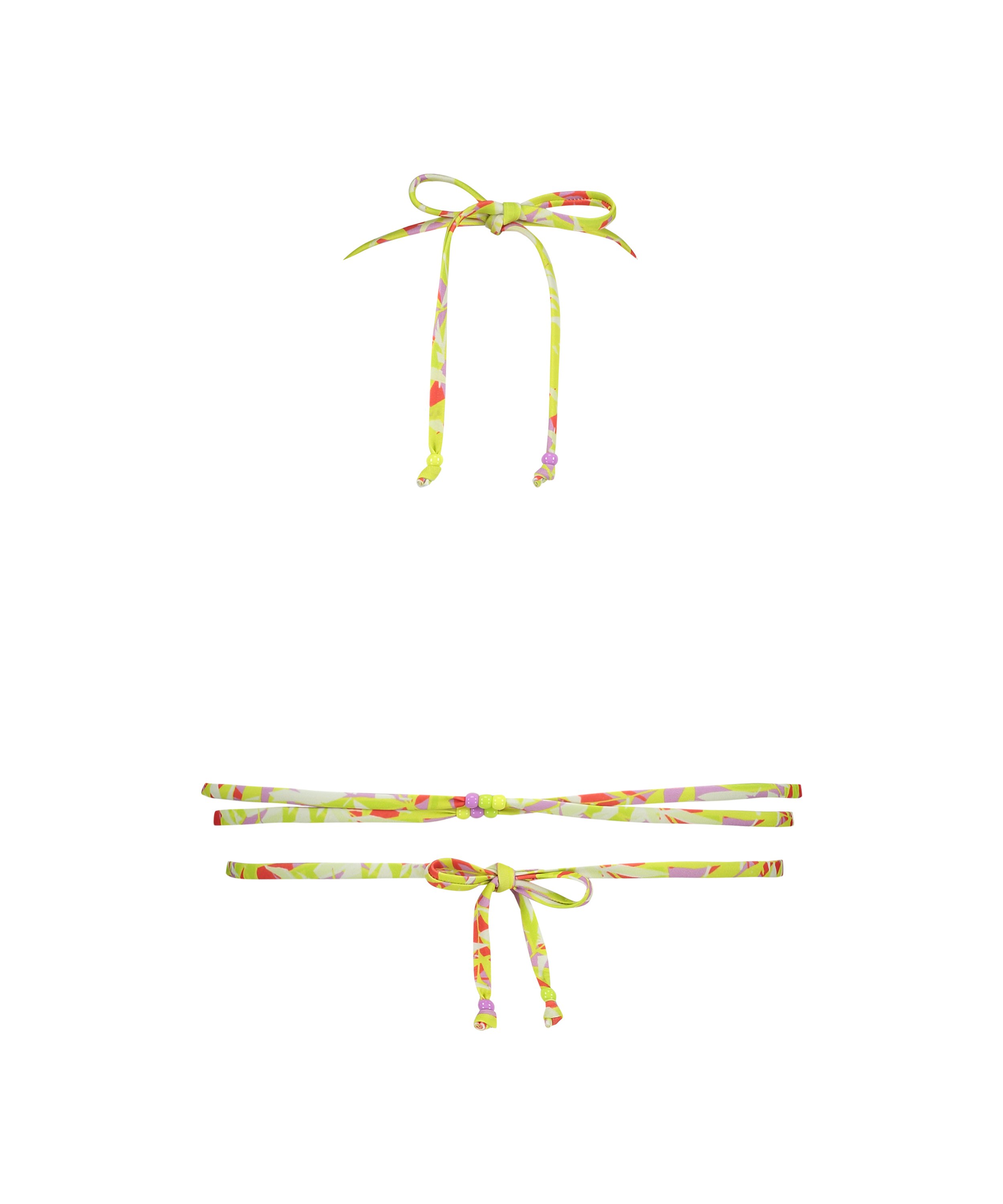 Marrakesh Triangle Bikini Top, Green, main