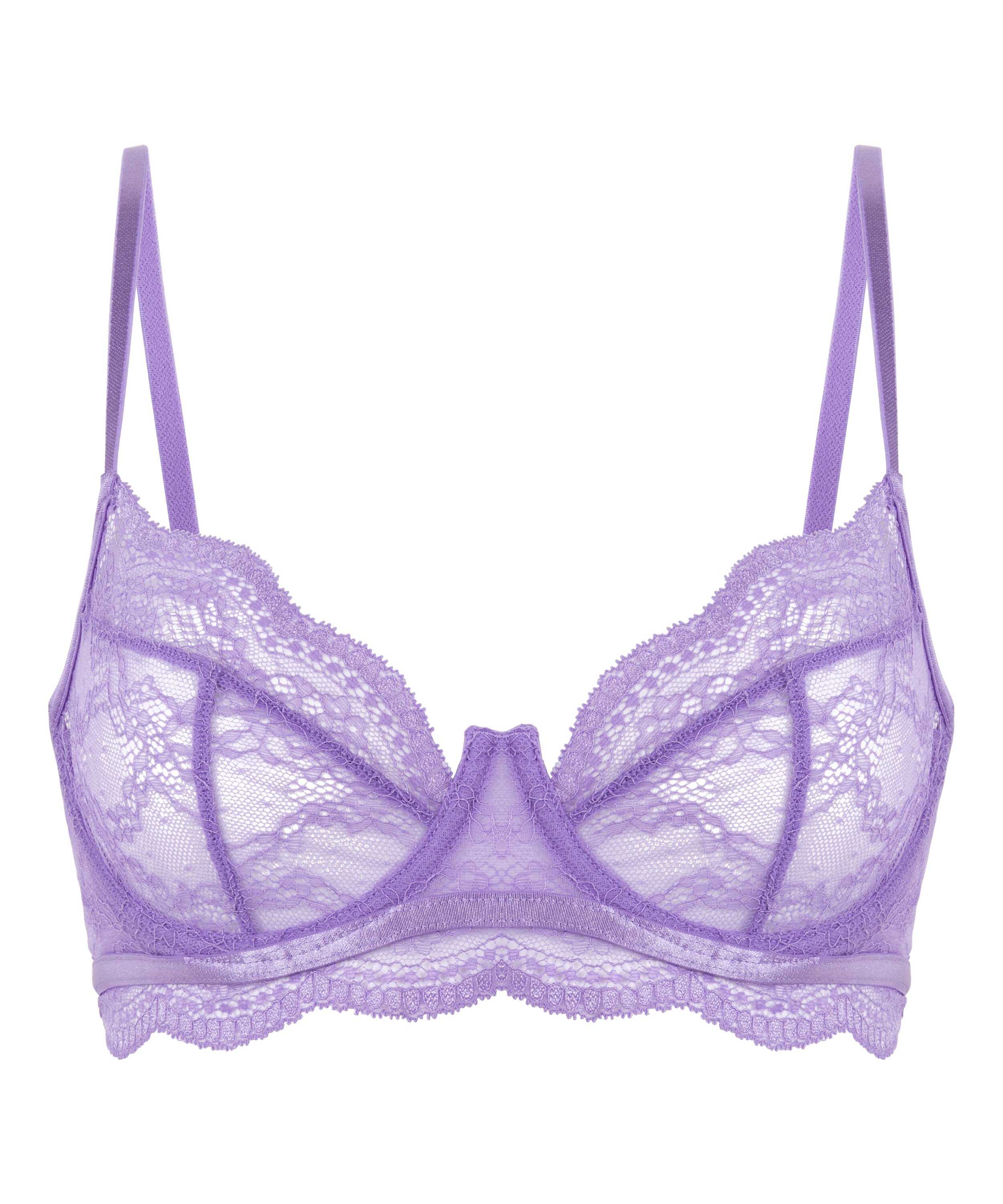 Isabelle Non-Padded Underwired Bra, Purple