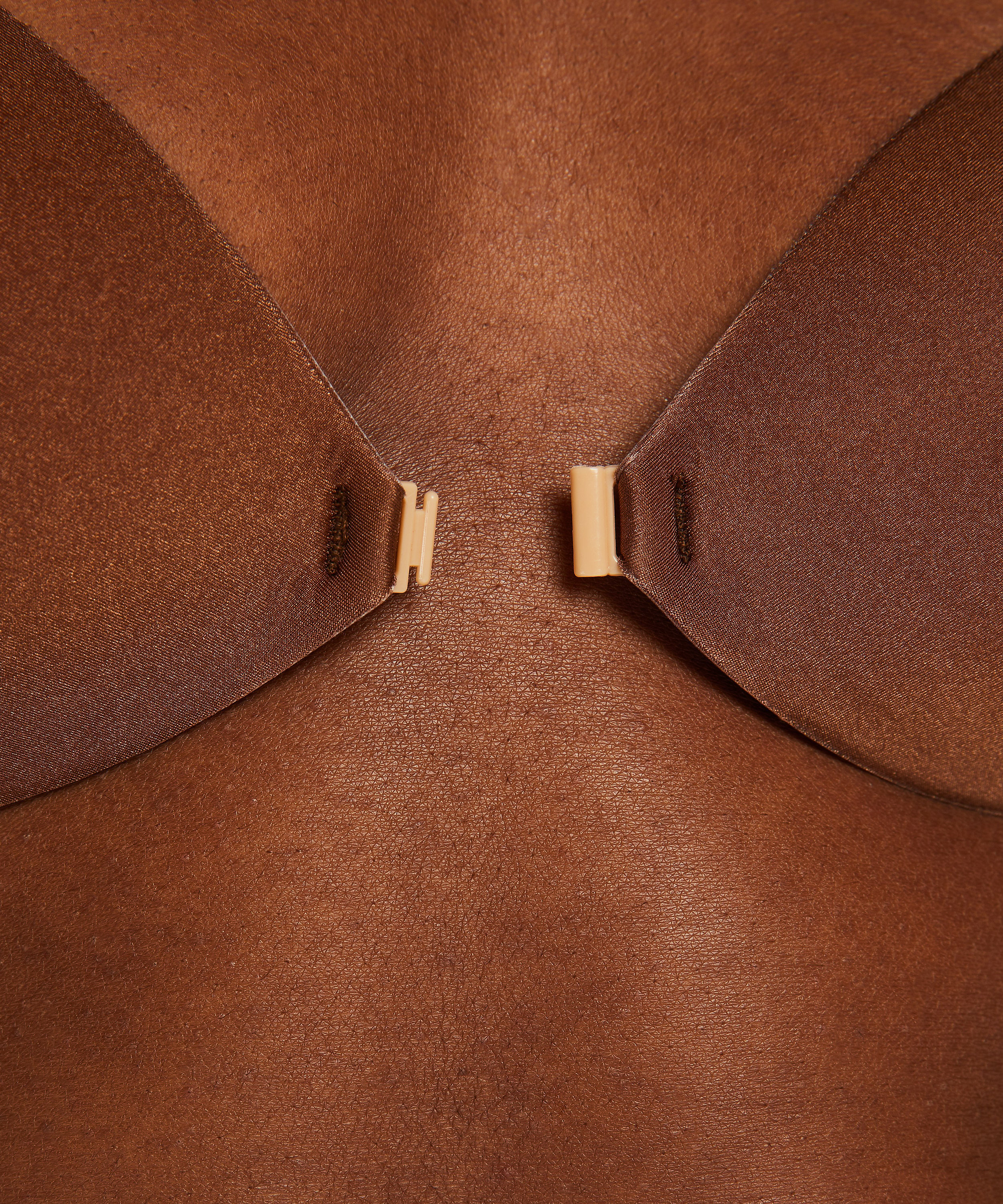 Adhesive bra, Brown, main