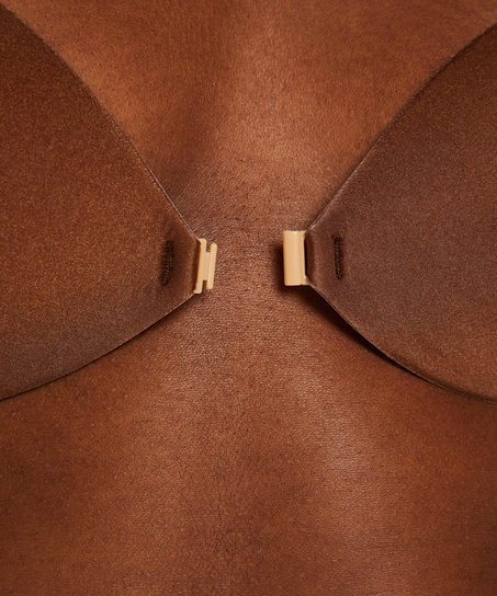 Adhesive bra, Brown