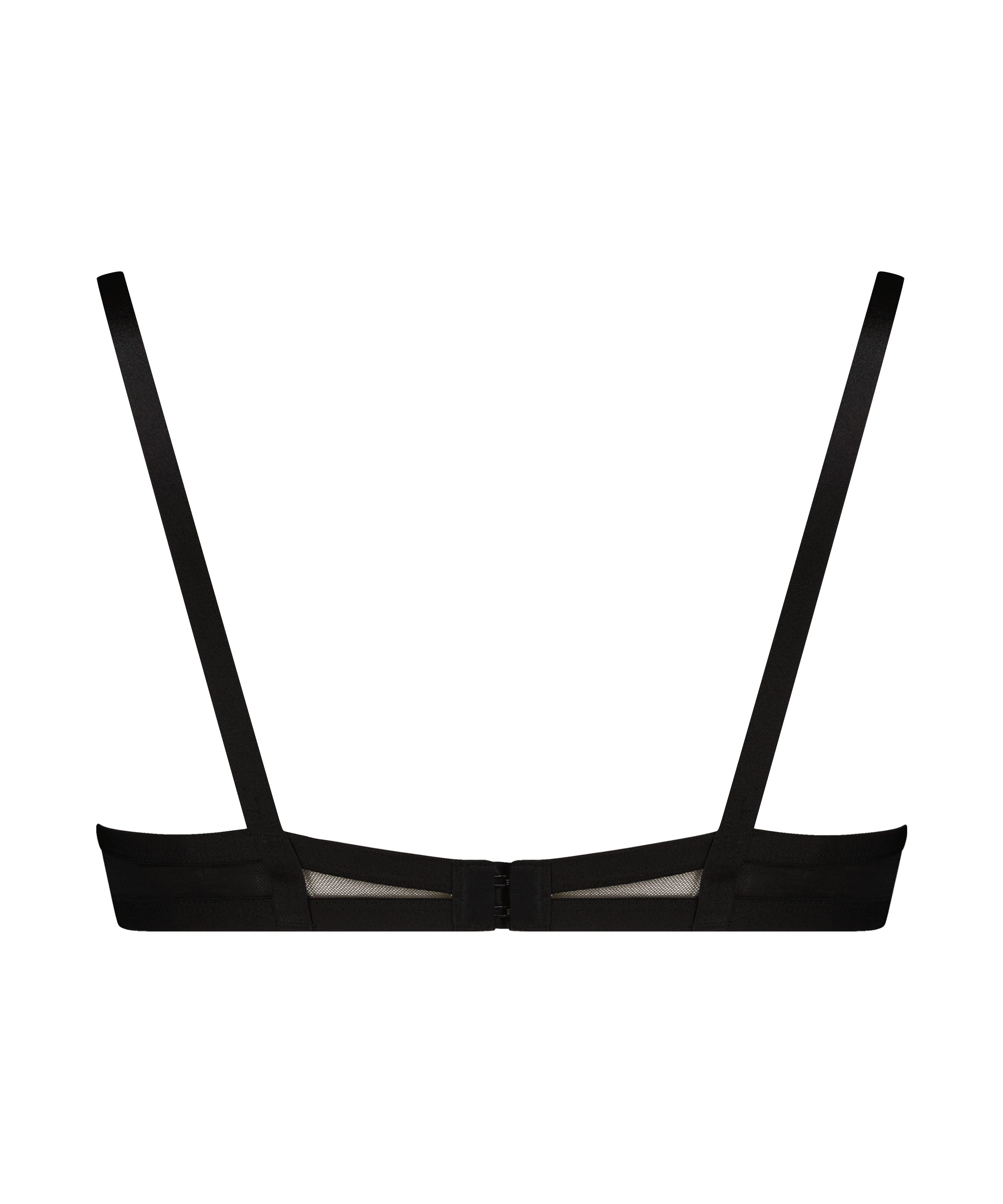 Seductress Half-Padded Cup Underwired Bra, Black, main