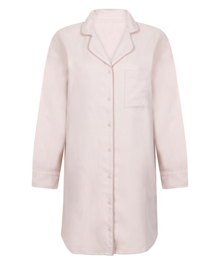 Flannel Nightshirt, Purple