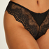 Phillis High-Cut Brazilian Knickers, Black