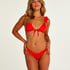 Sardinia triangle bikini top, Red
