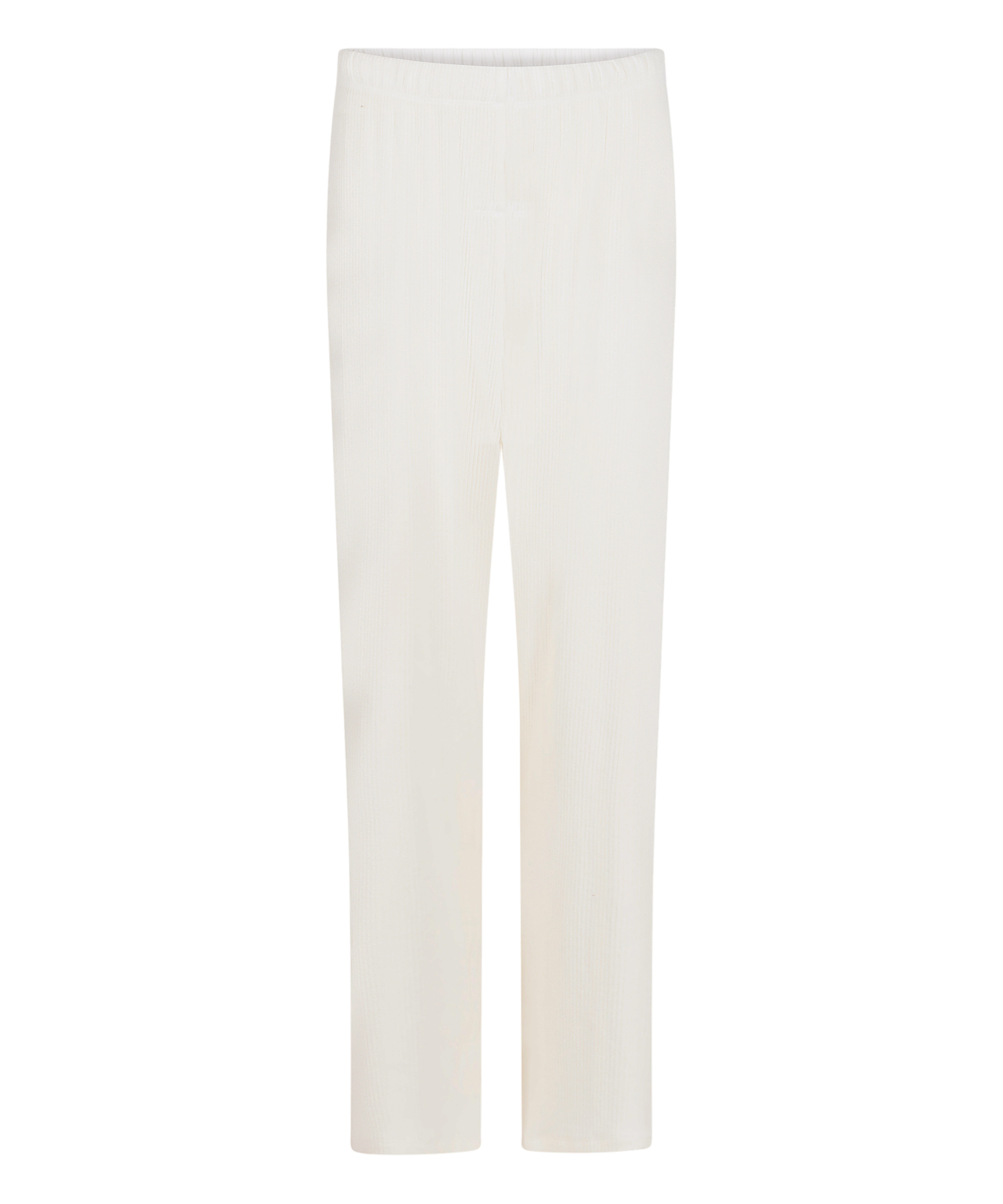 Brushed Jersey Trousers, White, main