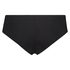 Satin Fleece Brief, Black