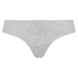 Invisible cotton thong, Grey
