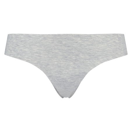 Invisible cotton thong, Grey