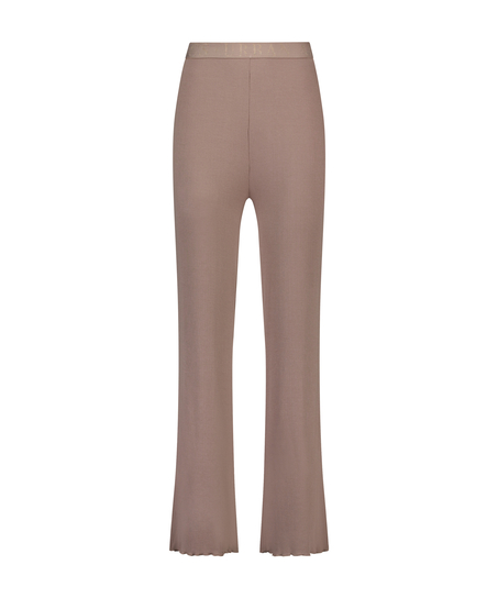 Premium Wide Leg Pants, Brown