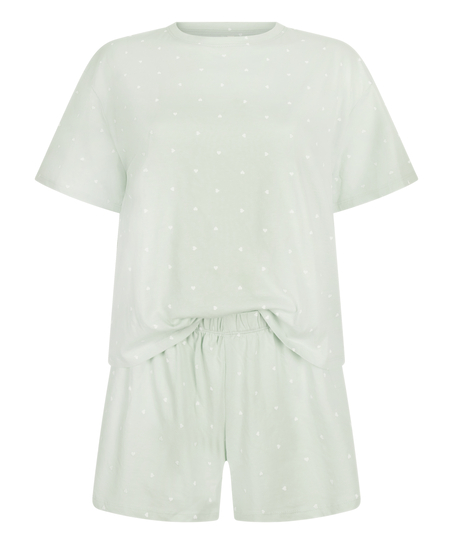 Pyjamaset Cotton, Green
