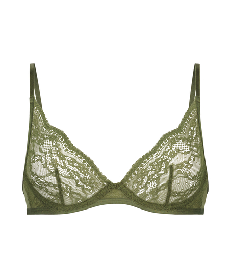 Isabelle Non-Padded Underwired Bra, Green
