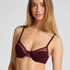 Dulce Non-Padded Underwired Bra, Purple