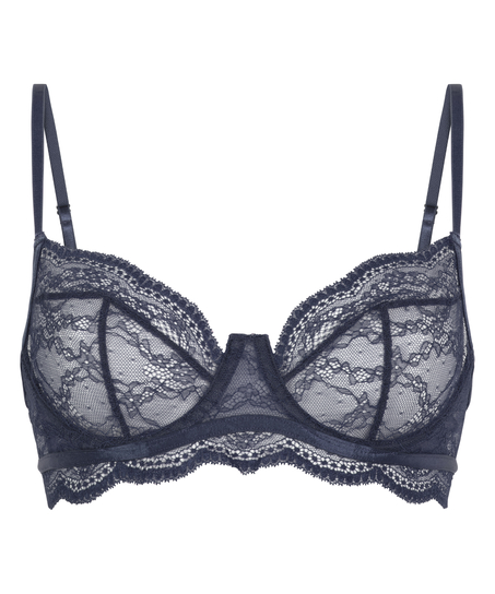 Isabelle Non-Padded Underwired Bra, Blue