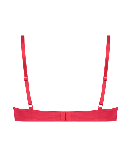 Plunge Padded Underwired Bra, Pink