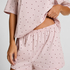 Pyjama Set Cotton Jersey Short, Pink