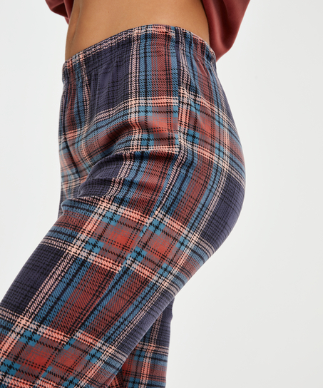 Velvet leggings, Blue