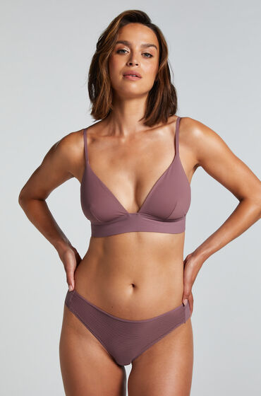 Hunkemöller Invisible Brazilian Stripe mesh Purple