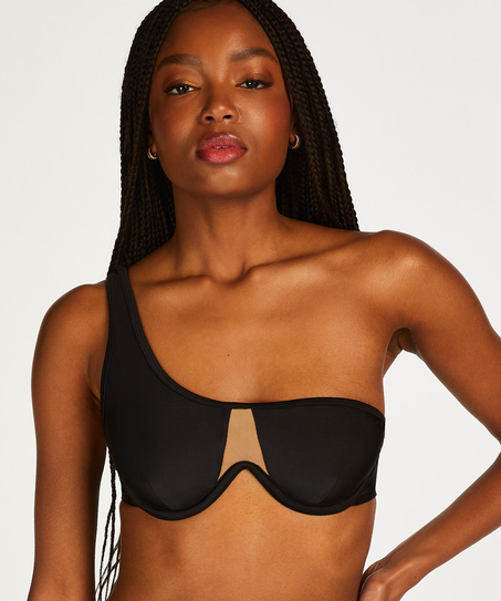 Belize Non-Padded Underwired Bikini Top, Black