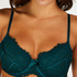 Emily Padded Underwired Bra, Green