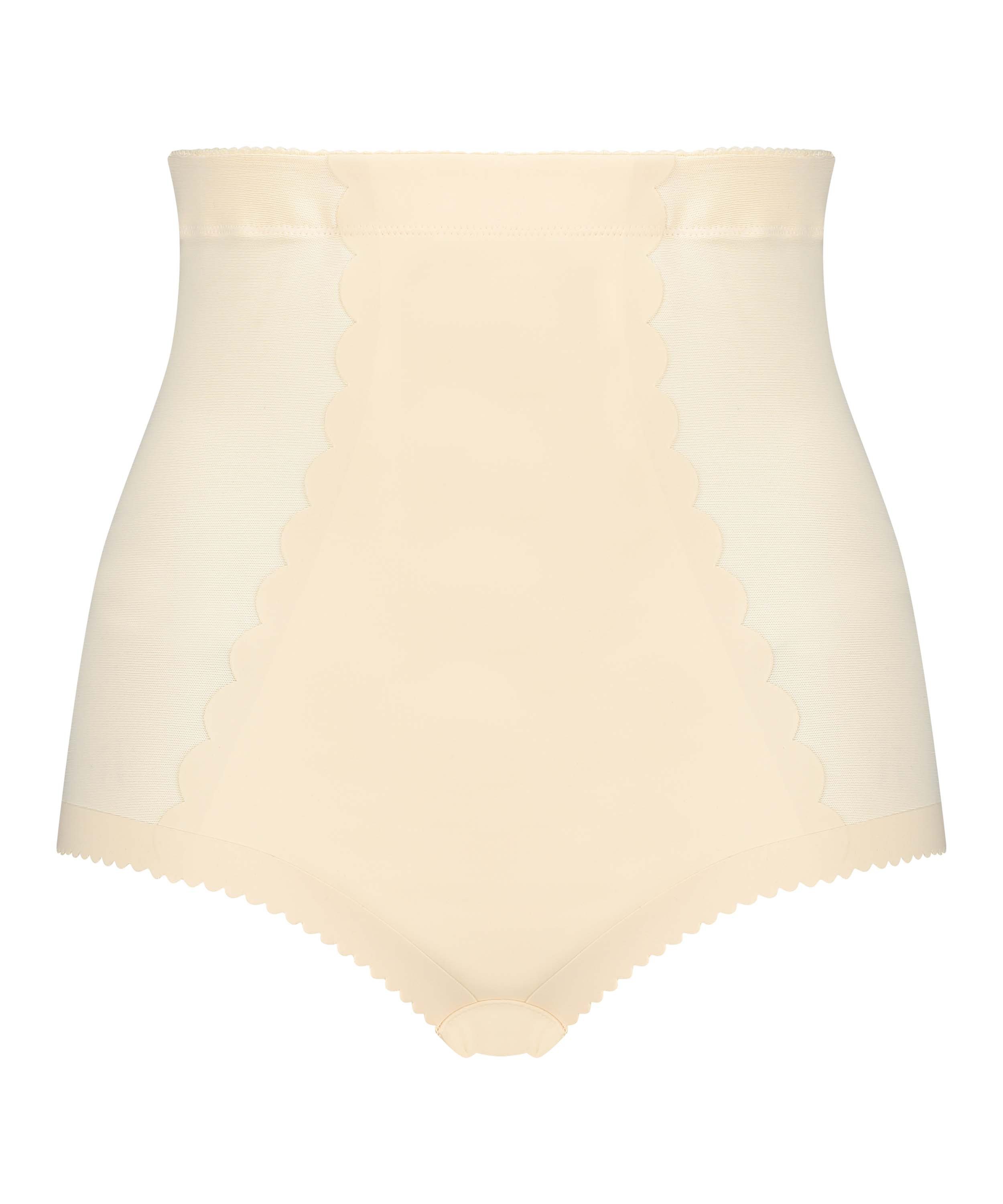 Sculpting scuba high waisted brief - Level 3, Beige, main