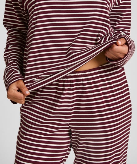 Pyjamaset Cotton Jersey, Purple