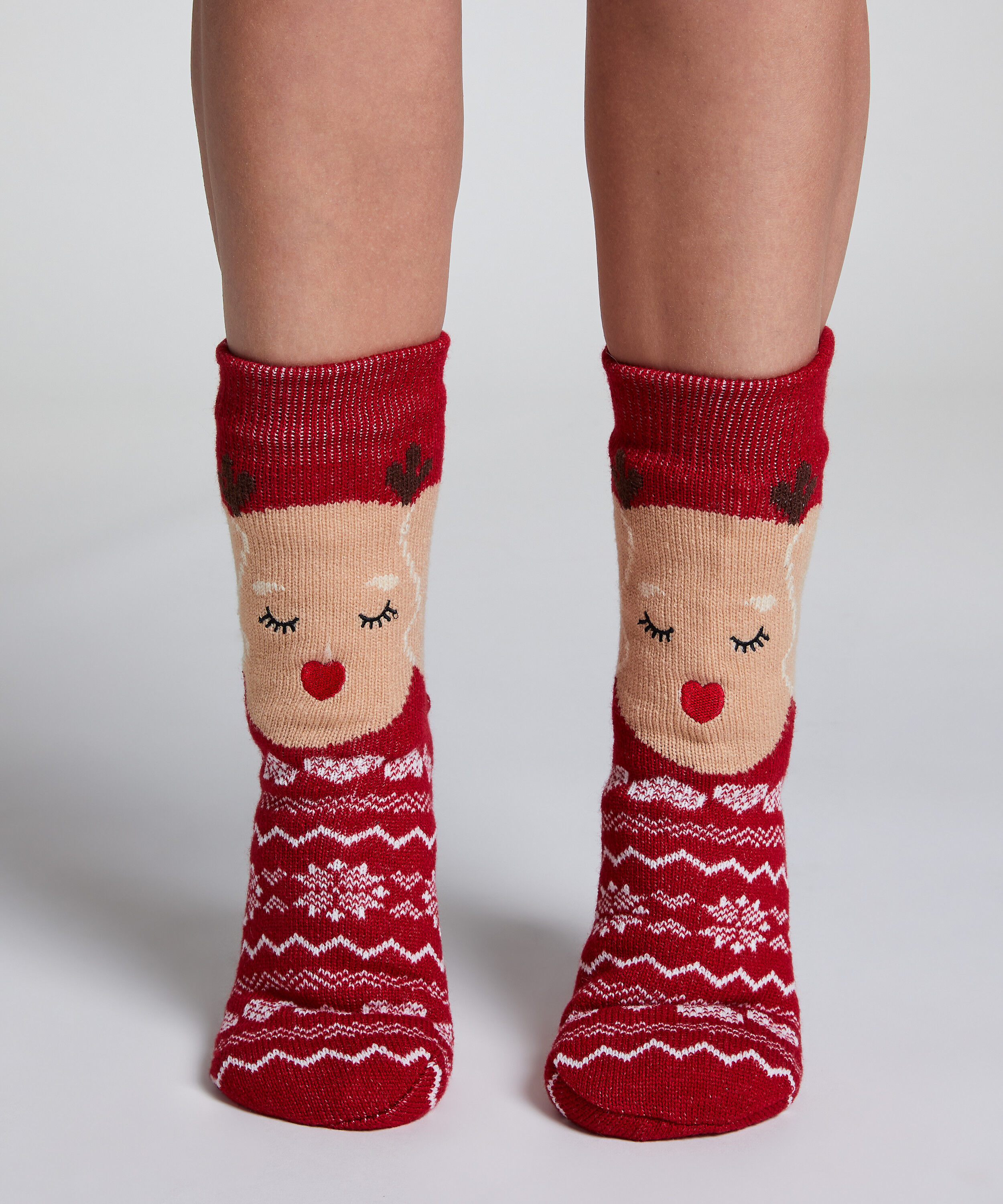 Boot Socks, Red