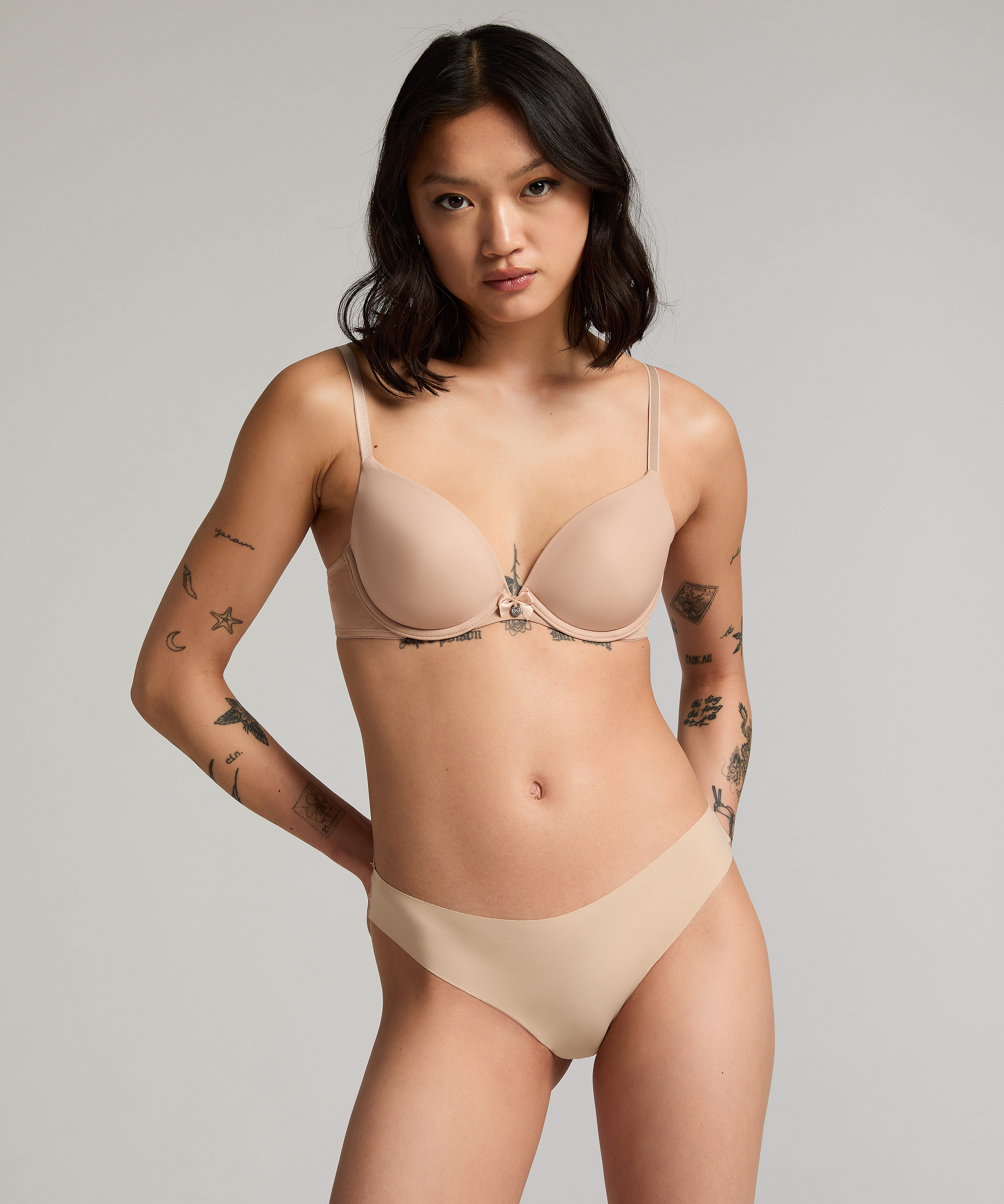 Invisible Brazilian Micro, Beige, main