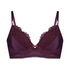 Lotte Padded Longline Underwired Bra, Purple