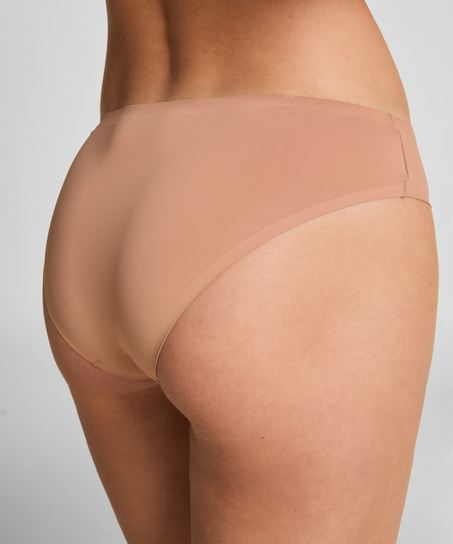 3-pack invisible Brazilian, Brown