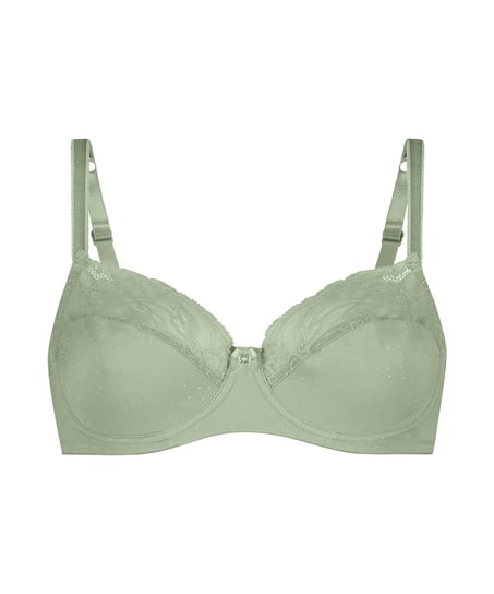 Sophie Non-Padded Underwired Bra, Green