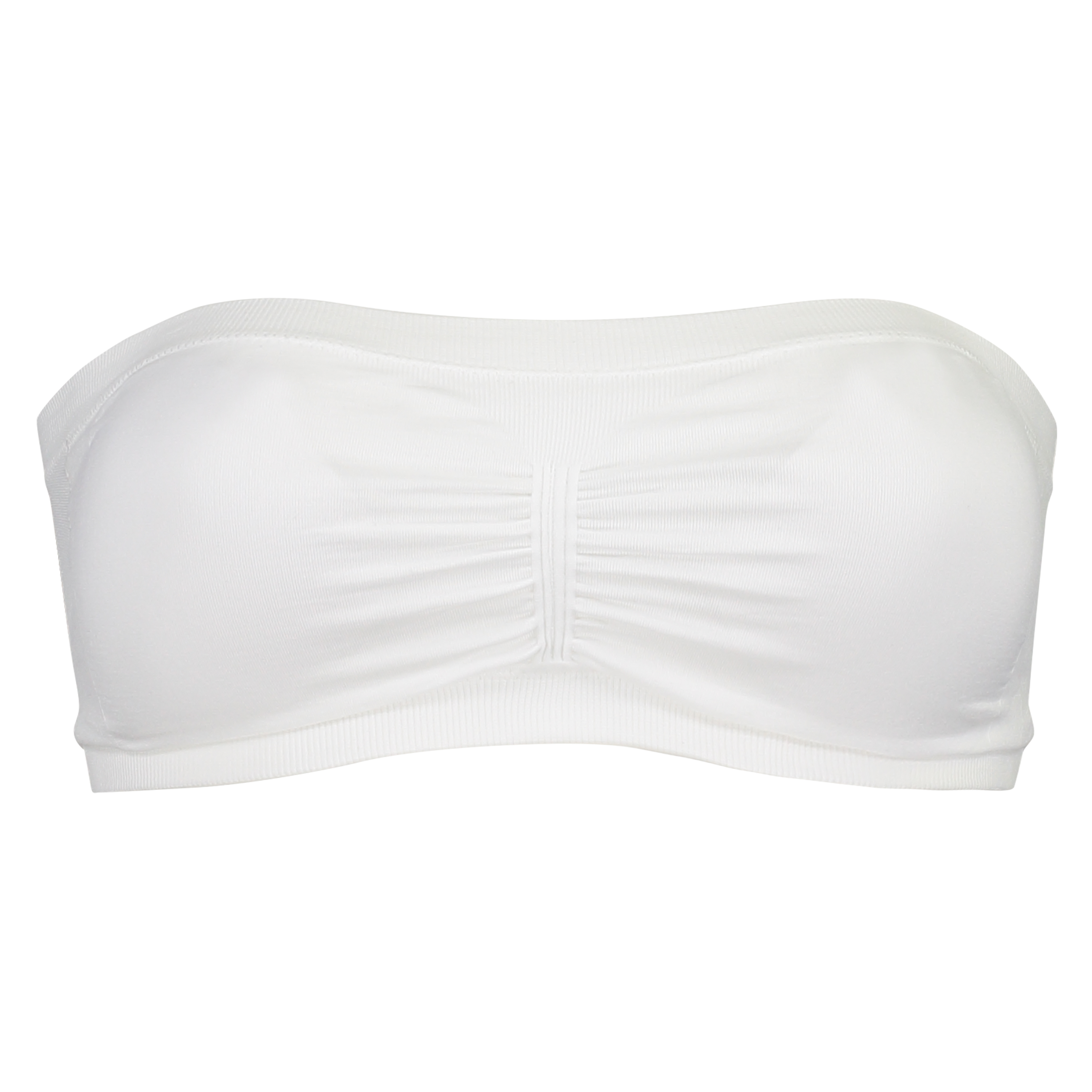 Seamless bandeau top, White, main