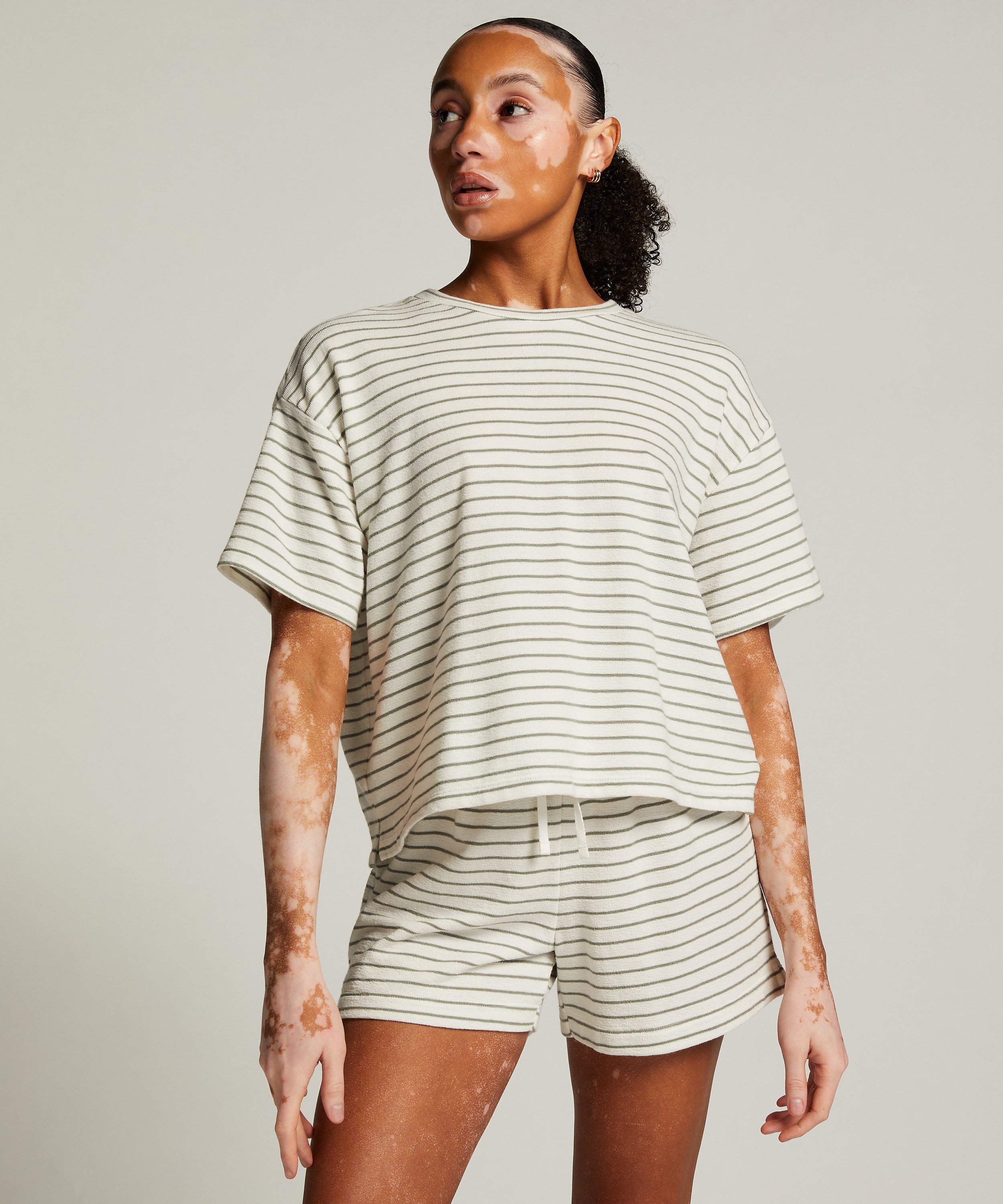 Pyjama Top, White, main