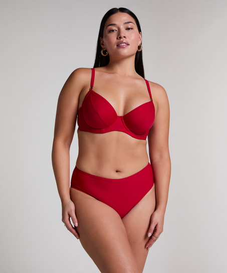 Luna Rio Midi Bikini Bottom, Red