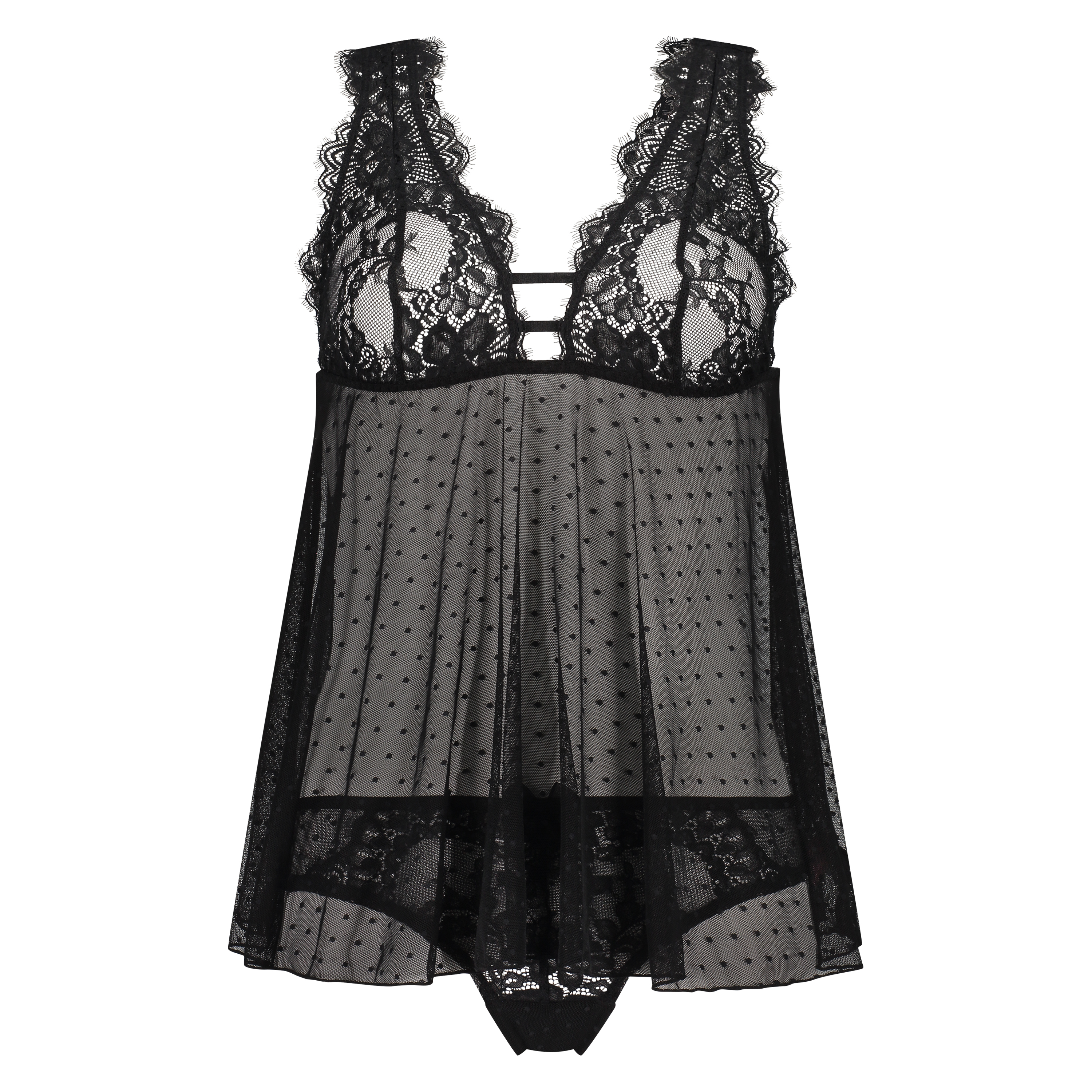 Tricia Cami Set, Black, main