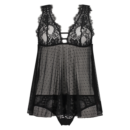 Tricia Cami Set, Black